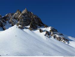 Photo Textures of Background Snowy Mountains