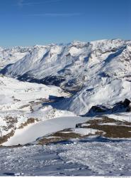 Photo Textures of Background Snowy Mountains