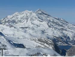 Photo Textures of Background Snowy Mountains