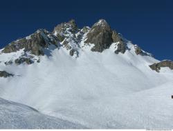 Photo Textures of Background Snowy Mountains