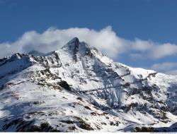 Photo Textures of Background Snowy Mountains