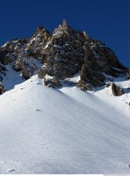 Photo Textures of Background Snowy Mountains