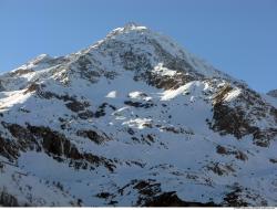 Photo Textures of Background Snowy Mountains