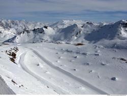 Photo Textures of Background Snowy Mountains