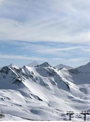 Photo Textures of Background Snowy Mountains