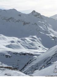 Photo Textures of Background Snowy Mountains