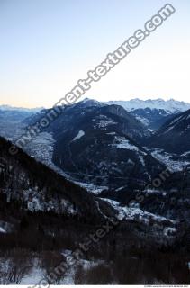 Photo Texture of Background Snowy Mountains