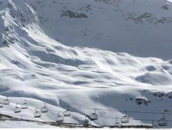 Photo Textures of Background Snowy Mountains