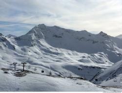 Photo Textures of Background Snowy Mountains