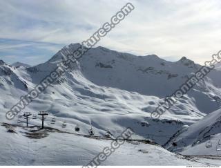 Photo Texture of Background Snowy Mountains