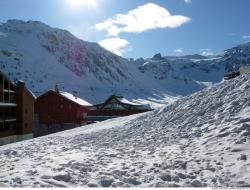 Photo Textures of Background Snowy Mountains