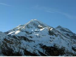 Photo Textures of Background Snowy Mountains