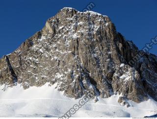 Photo Texture of Background Snowy Mountains