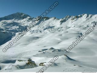 Photo Texture of Background Snowy Mountains