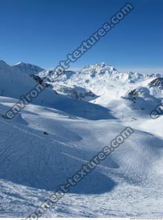 Photo Texture of Background Snowy Mountains