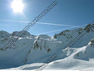 Photo Texture of Background Snowy Mountains