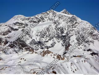 Photo Texture of Background Snowy Mountains