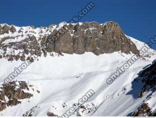 Photo Texture of Background Snowy Mountains