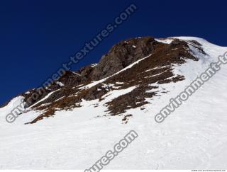 Photo Texture of Background Snowy Mountains