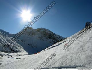 Photo Texture of Background Snowy Mountains