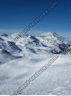 Photo Texture of Background Snowy Mountains