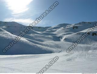 Photo Texture of Background Snowy Mountains