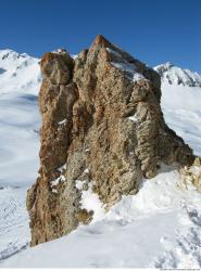 Photo Textures of Background Snowy Mountains