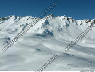 Photo Texture of Background Snowy Mountains