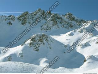 Photo Texture of Background Snowy Mountains