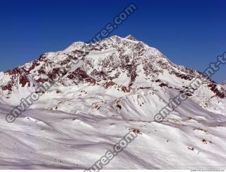 Photo Texture of Background Snowy Mountains