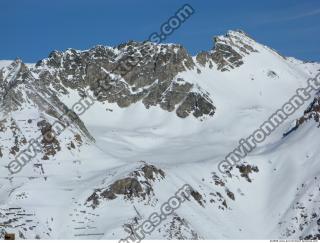 Photo Texture of Background Snowy Mountains