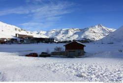 Photo Textures of Background Snowy Mountains