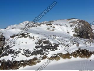 Photo Texture of Background Snowy Mountains