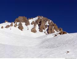 Photo Textures of Background Snowy Mountains