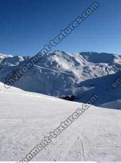 Photo Texture of Background Snowy Mountains