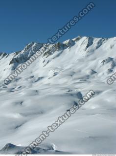 Photo Texture of Background Snowy Mountains