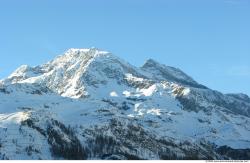 Photo Textures of Background Snowy Mountains