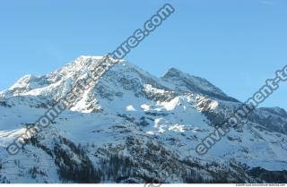 Photo Texture of Background Snowy Mountains