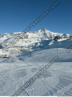 Photo Texture of Background Snowy Mountains