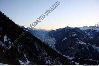 Photo Texture of Background Snowy Mountains