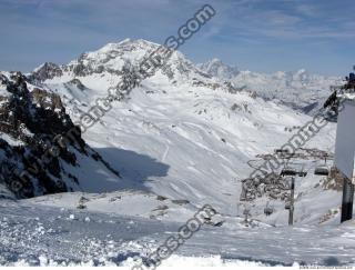 Photo Texture of Background Snowy Mountains