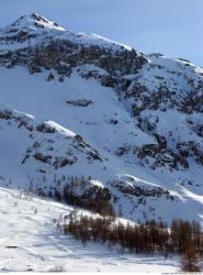 Photo Textures of Background Snowy Mountains