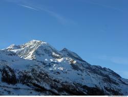 Photo Textures of Background Snowy Mountains