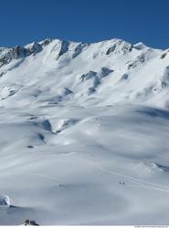 Photo Textures of Background Snowy Mountains