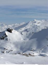 Photo Textures of Background Snowy Mountains