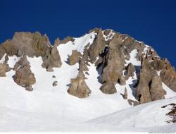 Photo Textures of Background Snowy Mountains