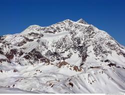 Photo Textures of Background Snowy Mountains