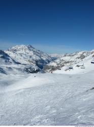 Photo Textures of Background Snowy Mountains