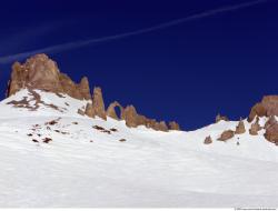 Photo Textures of Background Snowy Mountains