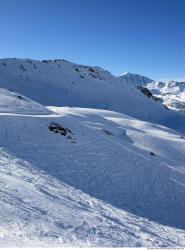 Photo Textures of Background Snowy Mountains